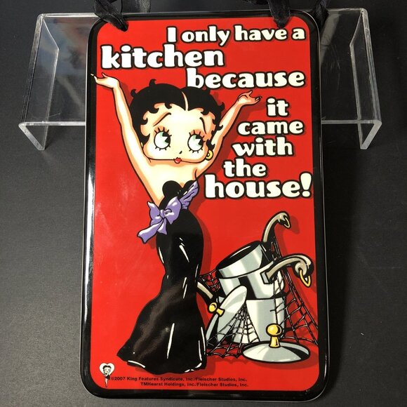 Betty Boop Collection, Lot Of 6, Signs, Socks, Wallet And Book ** READ** CN - Picture 8 of 16